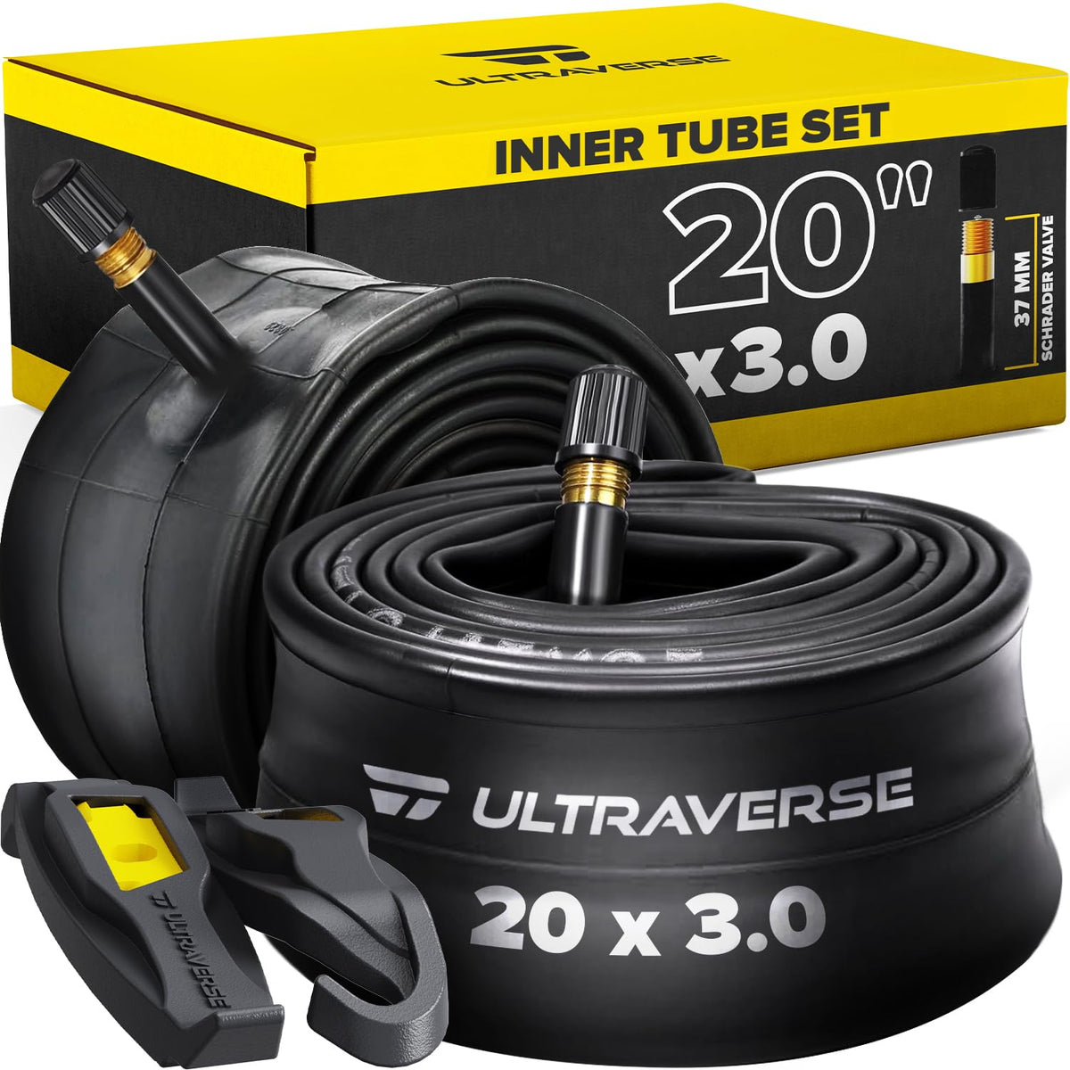 Ultraverse Fat Bike Inner Tubes - 20x3.0