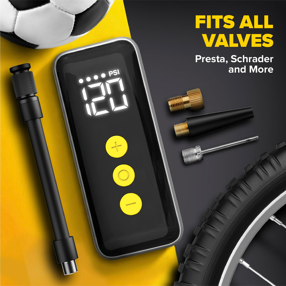 Ultraverse Mini Electric Bike Pump product detail