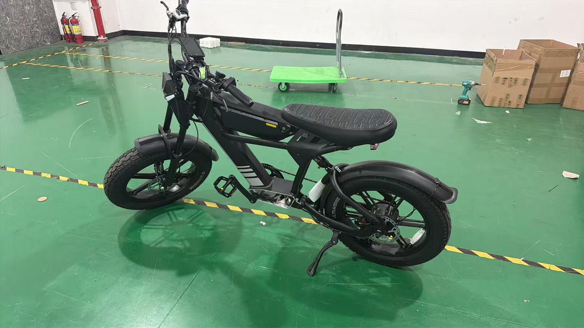Ultraverse Torq X4 Fat Tire E-Bike - Black