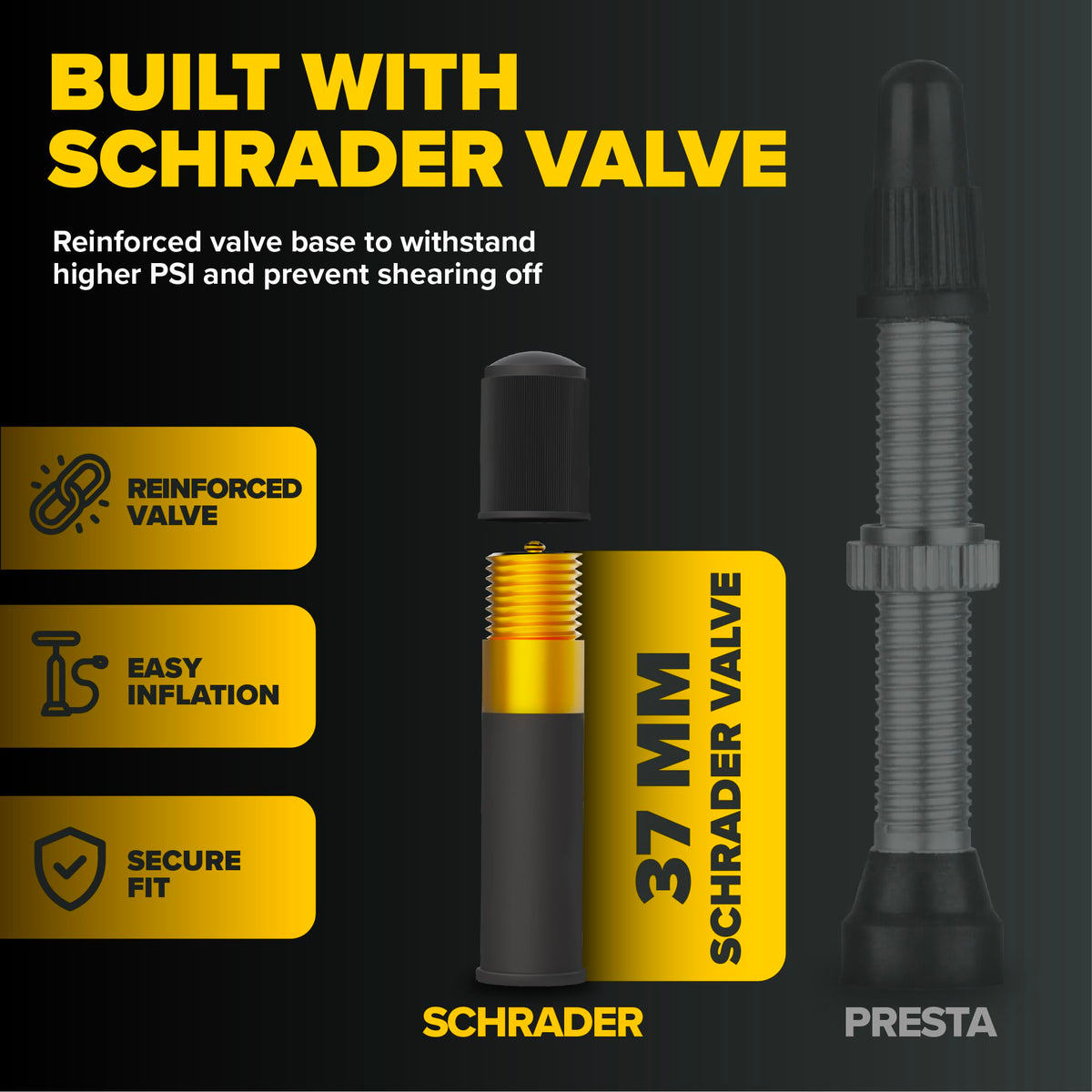 Ultraverse Schrader Bike Inner Tubes product detail