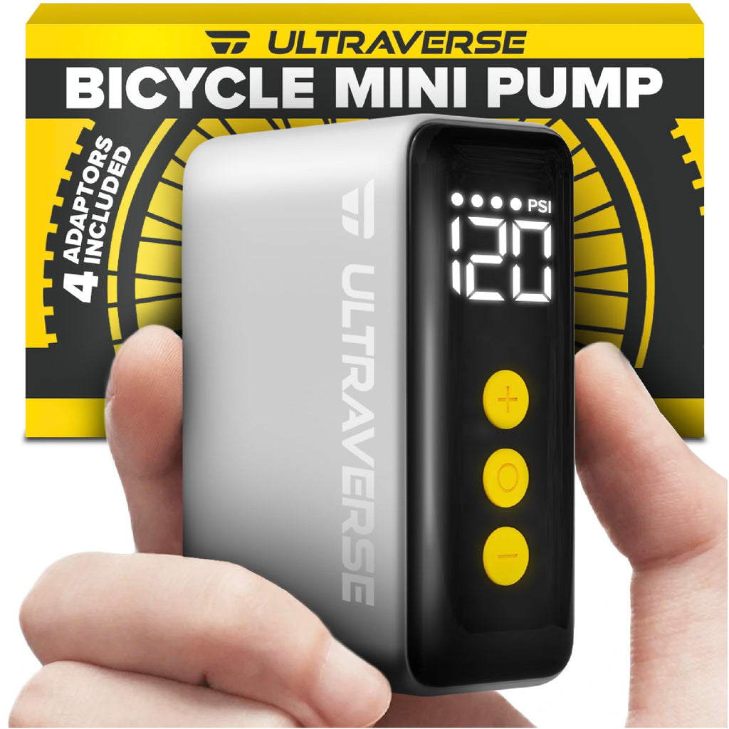 Ultraverse Mini Electric Bike Pump - product image