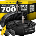 Ultraverse 700C Road & Gravel Inner Tubes - 23-25C, 48mm Presta