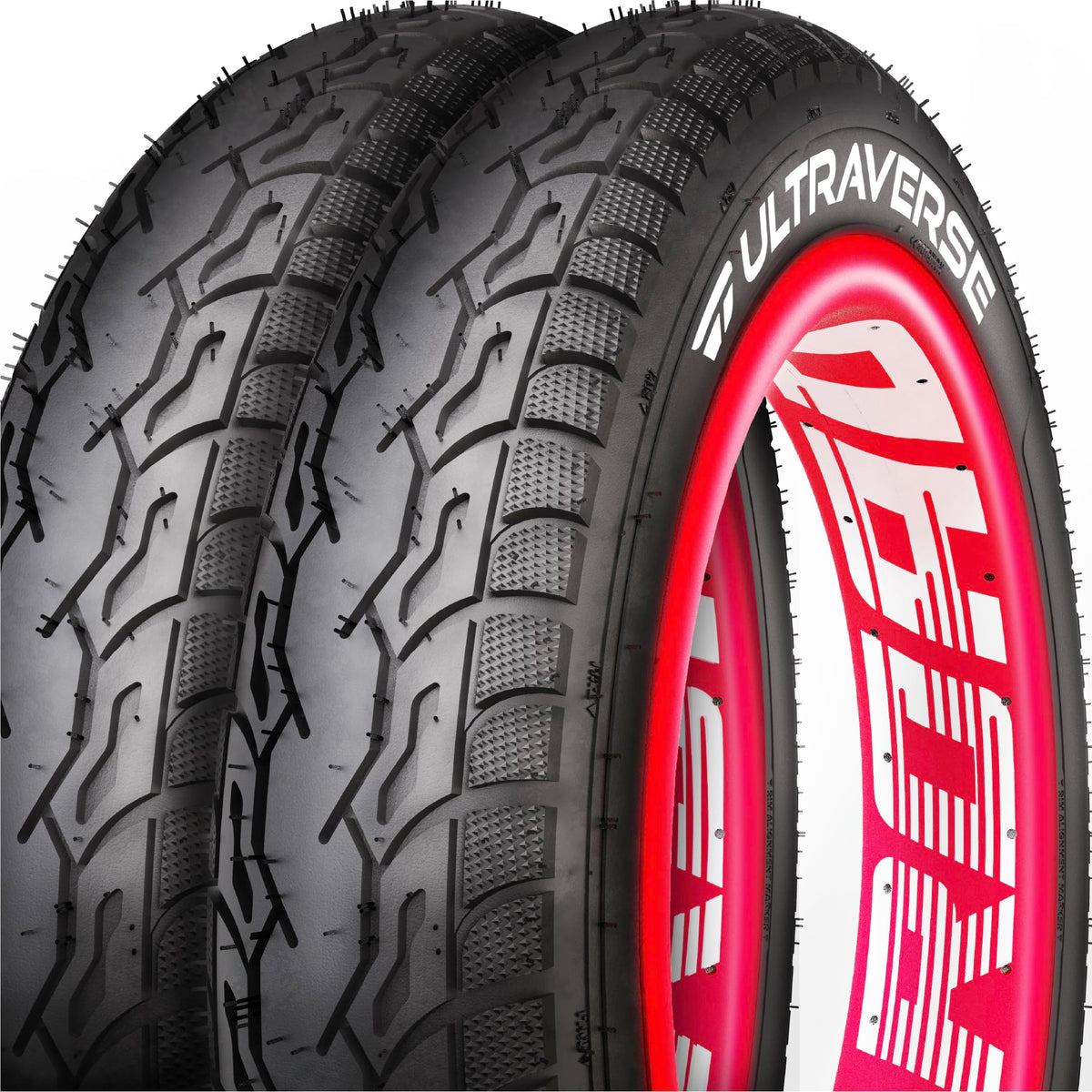 Ultraverse Road Dominator Fat Bike Tire - 20x4.0, 2 Tires