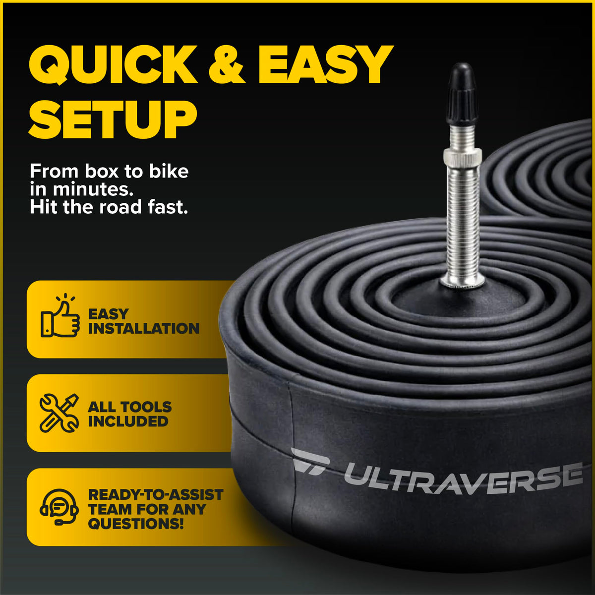 Ultraverse Presta Bike Inner Tubes product detail