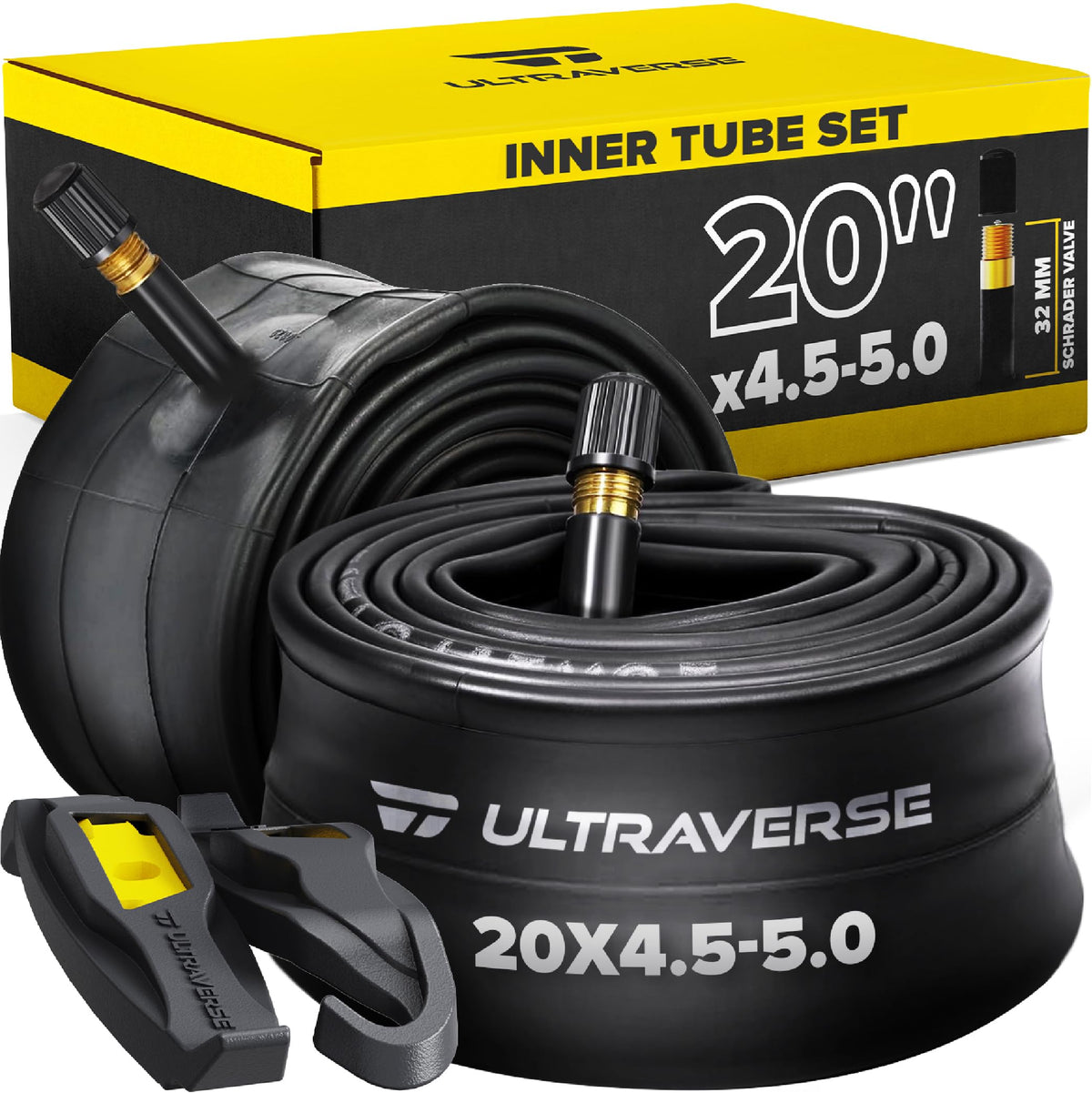 Ultraverse Fat Bike Inner Tubes - 20x4.5-5.0